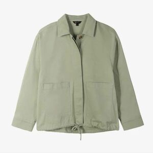 FRYE I NWT Light Tea Green Button Front Retro Utility Anorak Jacket, M